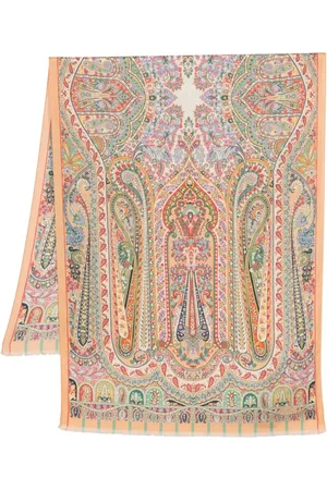 Etro Delhi cashmere-silk blend scarf