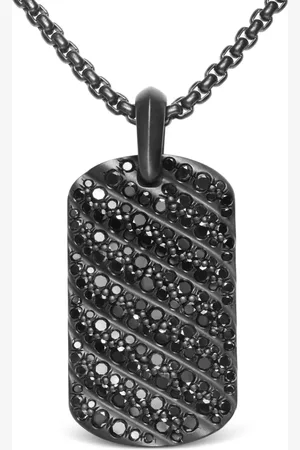 David Yurman Sculpted Cable diamond tag