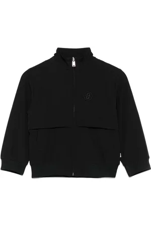 HUGO BOSS Logo-embroidered jacket