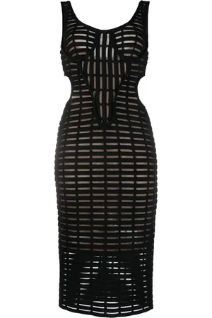 GENNY Iconic cut-out midi dress
