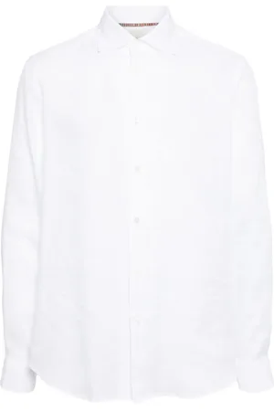 Paul Smith Bib-front linen shirt