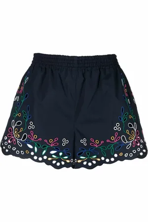 Chloé Broderie anglaise mini shorts