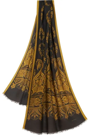 Etro Patterned-jacquard scarf
