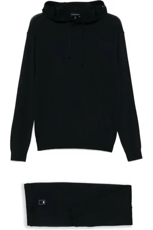 Emporio Armani Virgin wool trousers and hoodie set