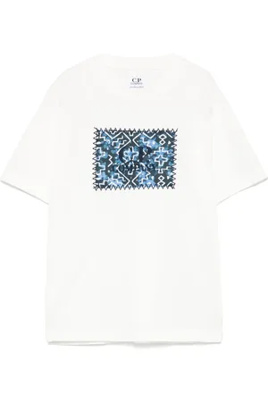 C.P. Company Logo-embroidered T-shirt