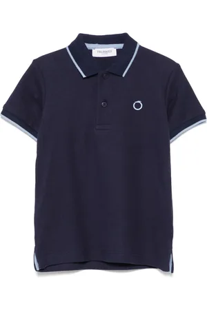 Trussardi Logo-appliqué polo shirt