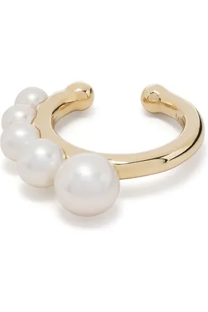 Mizuki 14kt yellow Sea of Beauty pearl ear cuff