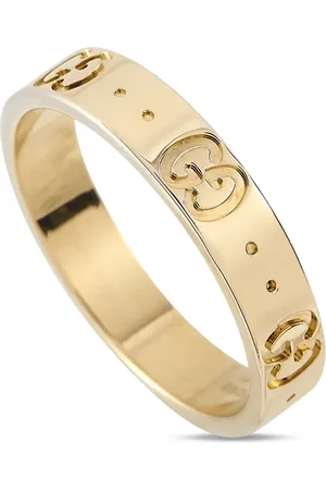 Gucci 18K yellow Interlocking-G ring