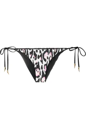 Roberto Cavalli Leopard-print bikini bottoms