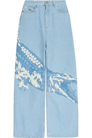 Lacoste Logo straight-leg jeans