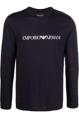 Emporio Armani Logo-print longsleeved top