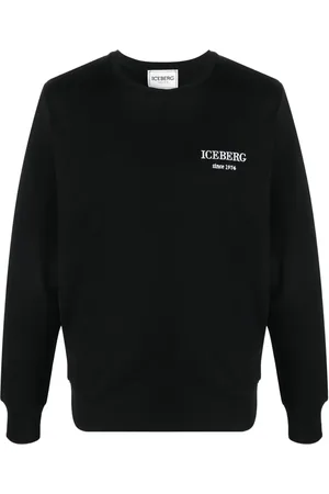 Iceberg Logo-embroidered cotton sweatshirt
