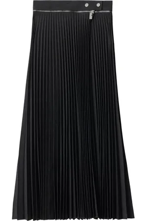 Burberry Pleated stretch wool skirt