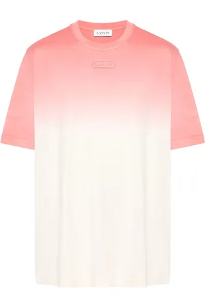 Lanvin Logo-embroidered ombré T-shirt