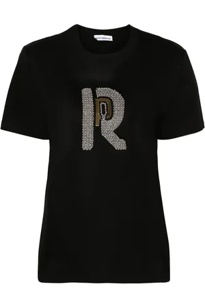 Paco rabanne Bead-embellished cotton T-shirt