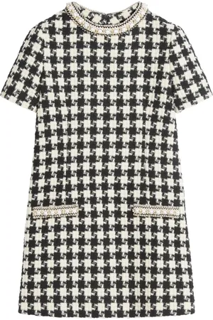 VALENTINO GARAVANI Damier Light tweed mini dress