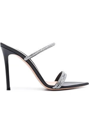 Gianvito Rossi Cannes 105mm leather sandals