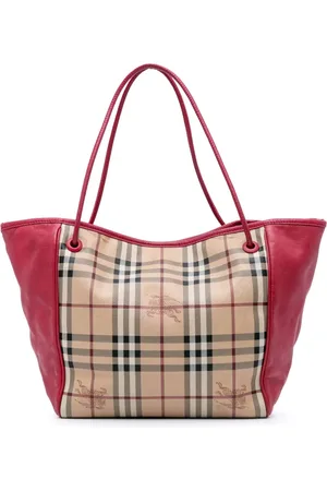 Burberry 2000-2017 Small Haymarket Check Coated Canvas Canterbury tote bag