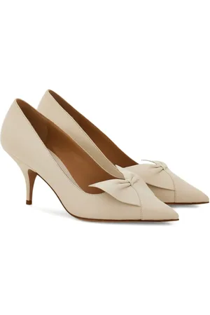 Salvatore Ferragamo 70mm Bow leather pumps