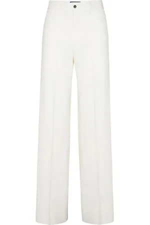 Philipp Plein Wool wide-leg trousers