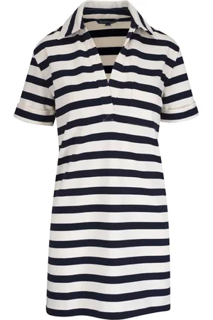 VERONICA BEARD Striped polo dress