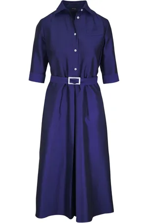 Kiton Satin midi dress