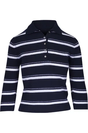 Vince Striped polo jumper