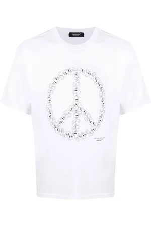 UNDERCOVER Peace-logo print T-shirt