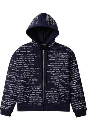 Who Decides War Scripture zip-up hoodie