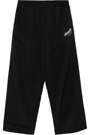 Willy chavarria Logo-embroidered track pants