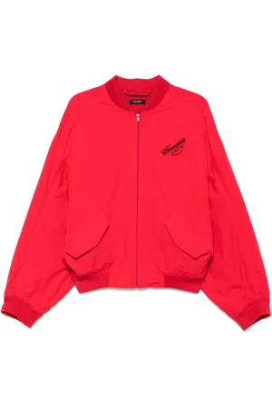 Willy chavarria Logo-embroidered bomber jacket