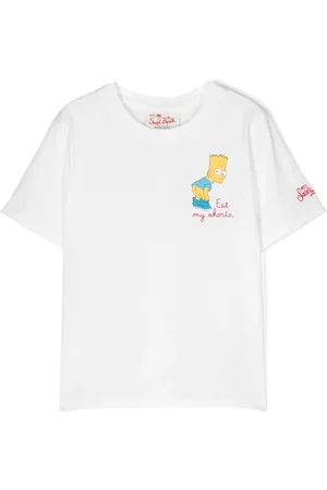 MC2 SAINT BARTH Cartoon-print cotton T-shirt