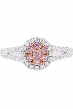 HYT Jewelry 18kt white gold Argyle pink diamond engagement ring
