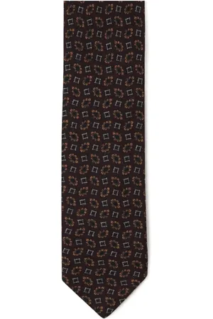 LARDINI Floral-motif tie