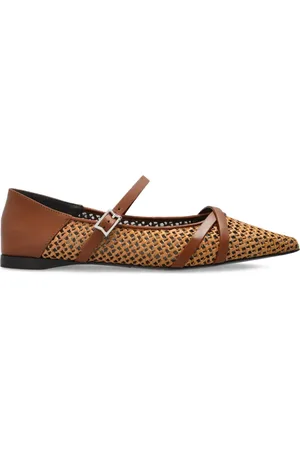 Max Mara Woven ballerina shoes