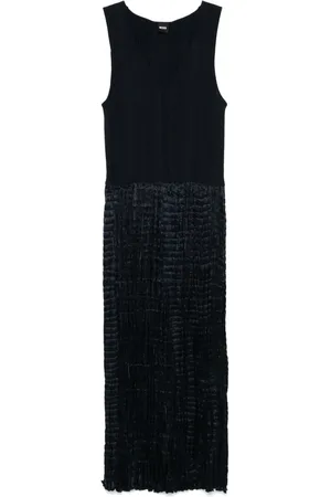 HUGO BOSS Ribbed midi dress
