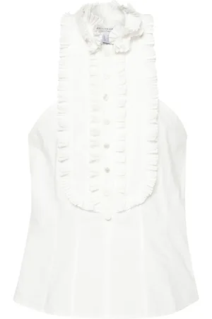 Serafini Sleeveless cotton blouse