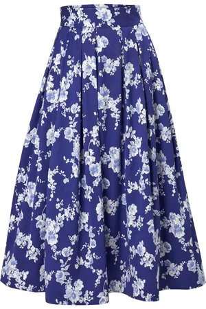 Carolina Herrera Floral-print midi skirt