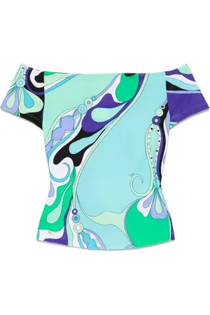 Puccini Off-shoulder top