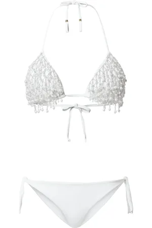Twin-Set Beaded triangle bikini set