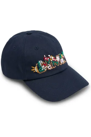 Bimba y Lola Floral-embroidered cap