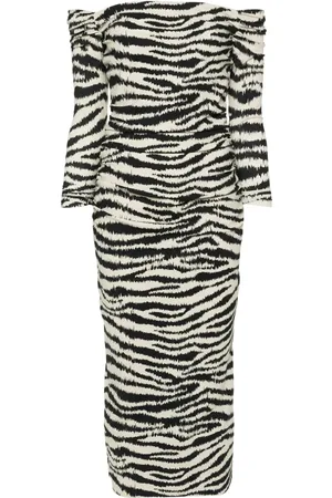 CHIARA BONI Zebra-print jersey dress