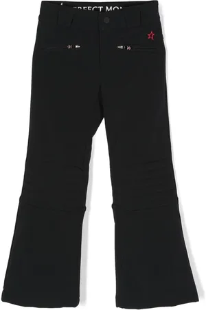 Perfect Moment Logo-embroidered flared trousers