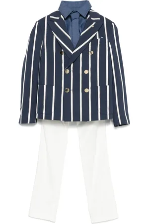 COLORICHIARI Striped trousers set