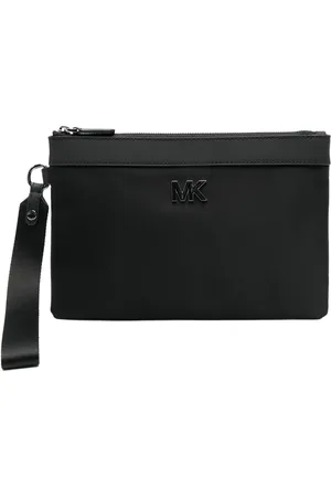 Michael Kors Logo plaque clutch