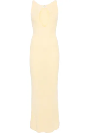 AYA MUSE Ribbed-knit maxi dress