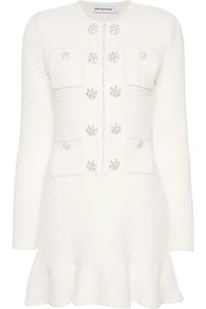 Self-Portrait Sequin-embellished mini dress