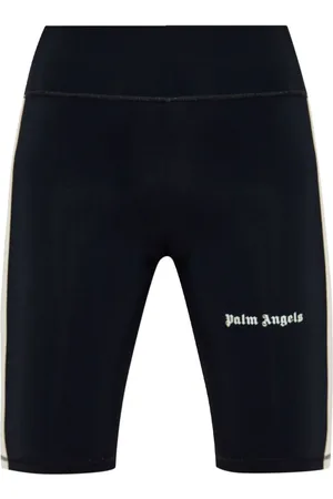 Palm Angels Logo-printed cycling shorts