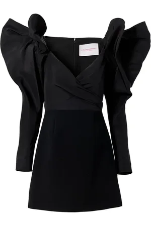 Carolina Herrera Bow-detail wrap mini dress