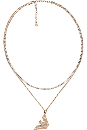 Emporio Armani Logo-charm necklace
